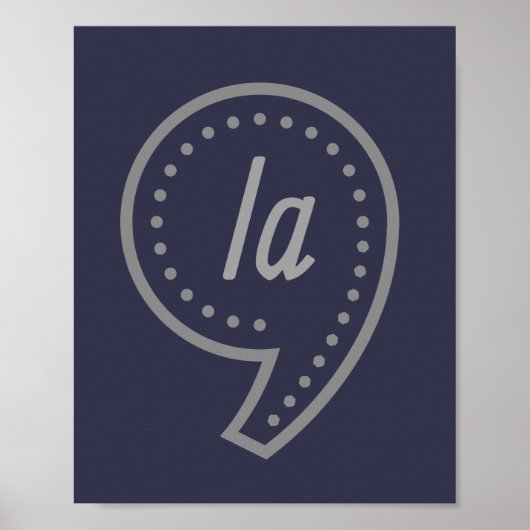 Comma la Kamala Harris Poster (Voorkant)