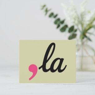 Comma La Kamala Harris President 2024 Stop Project Briefkaart