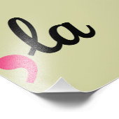 Comma La Kamala Harris President 2024 Stop Project Foto Afdruk (Hoek)