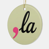 Comma La Kamala Harris President 2024 Stop Project Keramisch Ornament (Links)