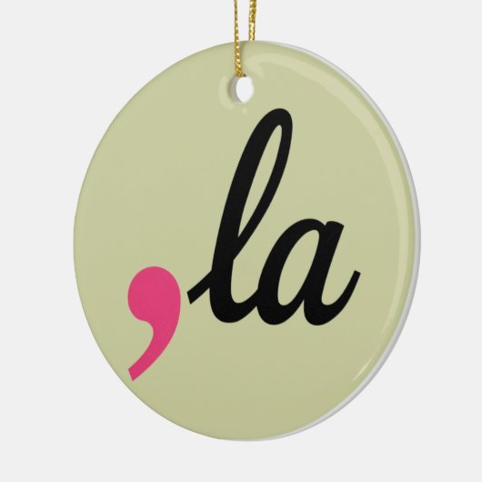 Comma La Kamala Harris President 2024 Stop Project Keramisch Ornament (Links)