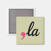 Comma La Kamala Harris President 2024 Stop Project Magneet (Voorkant / Achterkant)