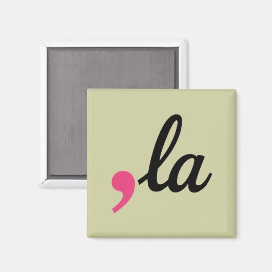 Comma La Kamala Harris President 2024 Stop Project Magneet (Voorkant / Achterkant)