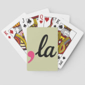 Comma La Kamala Harris President 2024 Stop Project Pokerkaarten (Achterkant)