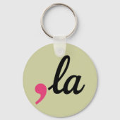 Comma La Kamala Harris President 2024 Stop Project Sleutelhanger (Voorkant)