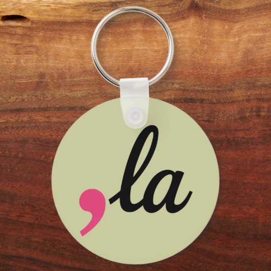 Comma La Kamala Harris President 2024 Stop Project Sleutelhanger (Voorkant)