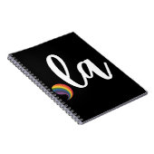 Comma La Kamala Harris Pride Rainbow LGBQ Gay Notitieboek (Rechterzijde)