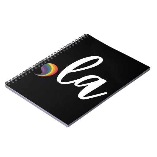 Comma La Kamala Harris Pride Rainbow LGBQ Gay Notitieboek (Linkerzijde)