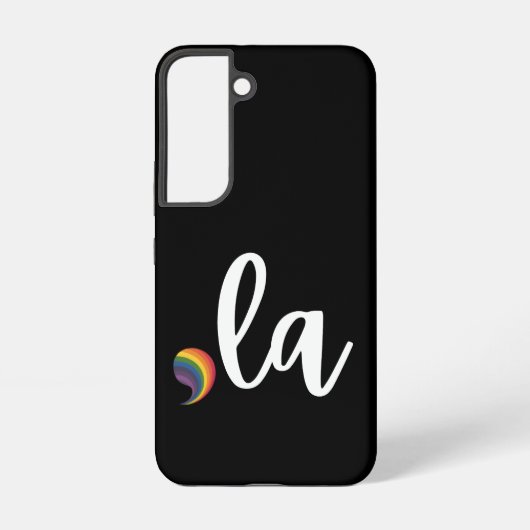Comma La Kamala Harris Pride Rainbow LGBQ Gay Samsung Galaxy Hoesje (Achterkant)
