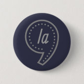 Comma la Kamala Harris Ronde Button 5,7 Cm (Voorkant)