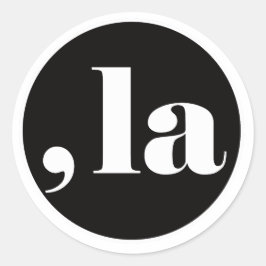 Comma la, Kamala Harris. Ronde Sticker