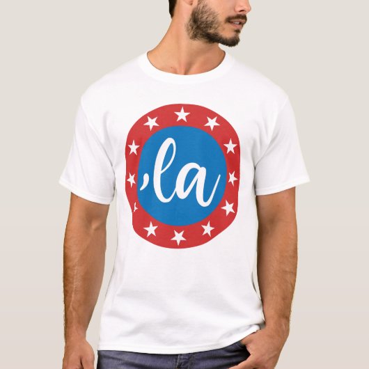 Comma La - Kamala Harris T-shirt (Voorkant)
