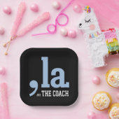 Comma La Kamala Harris Tim Walz Coach 2024 Papieren Bordje (Feest)