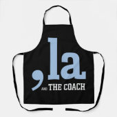 Comma La Kamala Harris Tim Walz Coach 2024 Schort (Voorkant)