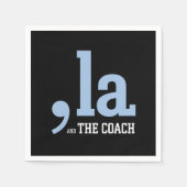 Comma La Kamala Harris Tim Walz Coach 2024 Servet (Voorkant)