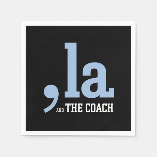 Comma La Kamala Harris Tim Walz Coach 2024 Servet (Voorkant)