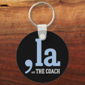 Comma La Kamala Harris Tim Walz Coach 2024 Sleutelhanger (Voorkant)