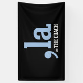 Comma La Kamala Harris Tim Walz Coach 2024 Spandoek (Verticaal)