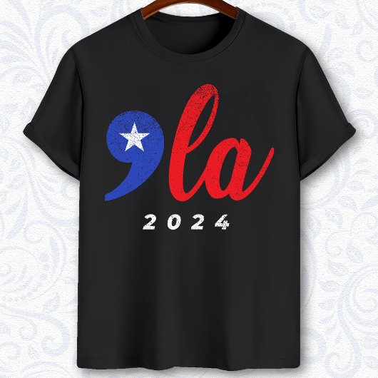 Comma La Kamala Harris verkiezingen 2024 T-shirt