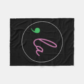 Comma La Kamala Harris voor President 2024 Fleece Deken (Voorkant (Horizontaal))