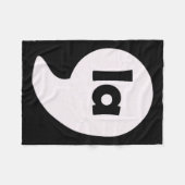 Comma La Kamala Harris voor President 2024 Fleece Deken (Voorkant (Horizontaal))