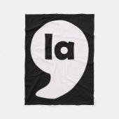 Comma La Kamala Harris voor President 2024 Fleece Deken (Voorkant)