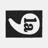 Comma La Kamala Harris voor President 2024 Fleece Deken (Voorkant (Horizontaal))