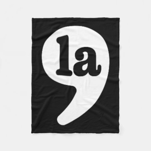 Comma La Kamala Harris voor President 2024 Fleece Deken (Voorkant)