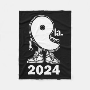 Comma La Kamala Harris voor President 2024 Fleece Deken