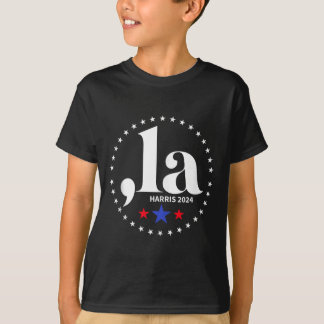 Comma La Kamala Harris voor President 2024 Funny K T-shirt