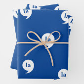 comma-la / Kamala Harris voor President 2024 Inpakpapier Vel (In situ)