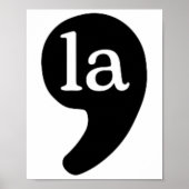 Comma La Kamala Harris voor President 2024 Poster (Voorkant)