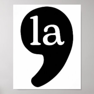 Comma La Kamala Harris voor President 2024 Poster