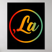 Comma La Kamala Harris voor President 2024 Poster (Voorkant)