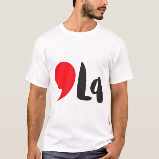 Comma La - Kamala Harris Vote Harris Waltz 2024 Ka T-shirt (Voorkant)