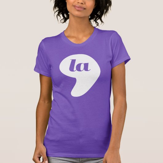 Comma La - Kamala Paarse T-shirt (Voorkant)