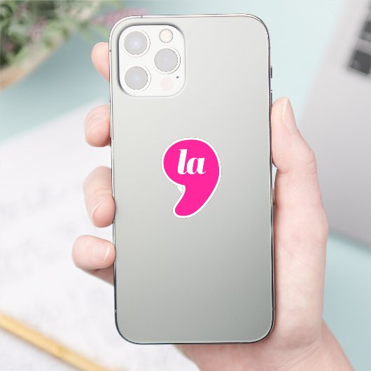 Comma La - Kamala Pink Sticker (Telefoon)