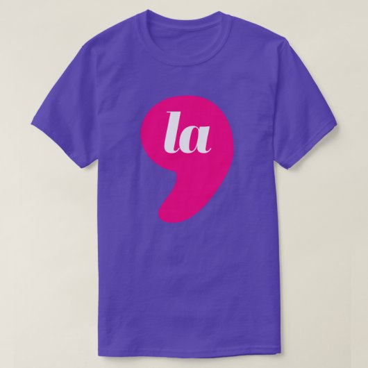 Comma La - Kamala Pink T-shirt (Design voorkant)