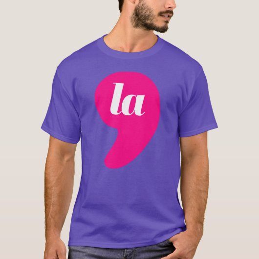 Comma La - Kamala Pink T-shirt (Voorkant)