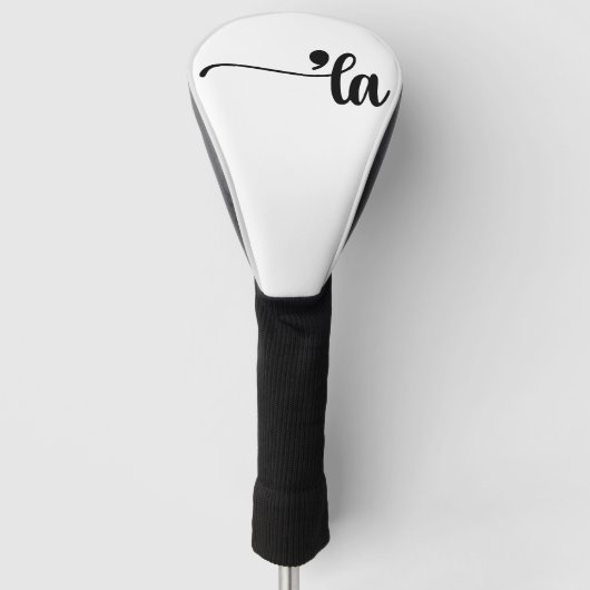 Comma La - Kamala Wit Golfheadcover (Voorkant)