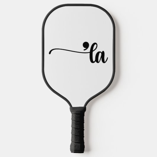Comma La - Kamala Wit Pickleball Paddle (Achterkant)