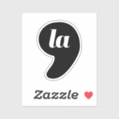 Comma La - Kamala Zwart Sticker (Vel)