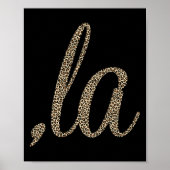 Comma La Leopard Afdrukken Grappig Poster (Voorkant)