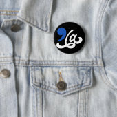 Comma La Madam President Kamala Harris 2024 Ronde Button 5,7 Cm (In situ)