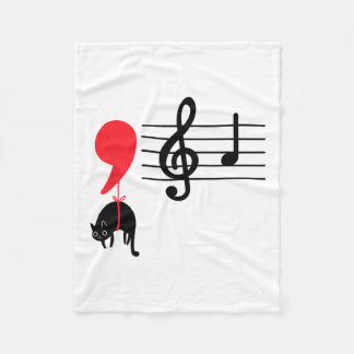 Comma La Muzieknoten Kamala Harris Muziekdocent E Fleece Deken