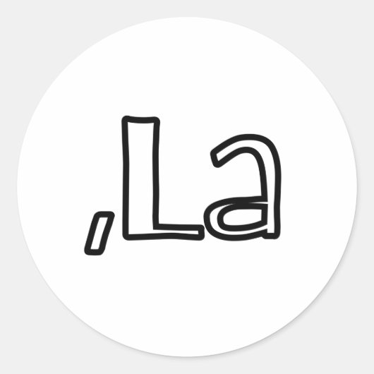 Comma La Stickers, Kamala Harris 2024 Ronde Sticker (Voorkant)