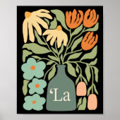 Comma La Subtle Boho Flowers Kamala Harris Madam P Poster (Voorkant)