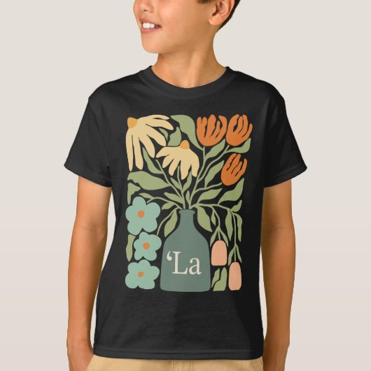 Comma La Subtle Boho Flowers Kamala Harris Madam P T-shirt (Voorkant)