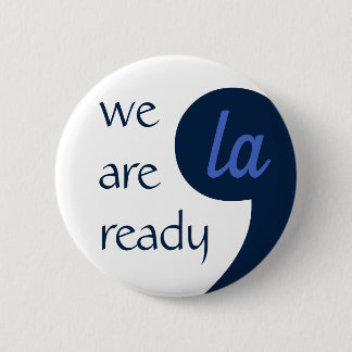 Comma-LA voor Kamala Harris Ronde Button 5,7 Cm