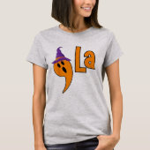 Comma La Witch Pet Halloween voor Kamala Harris T-shirt (Voorkant)